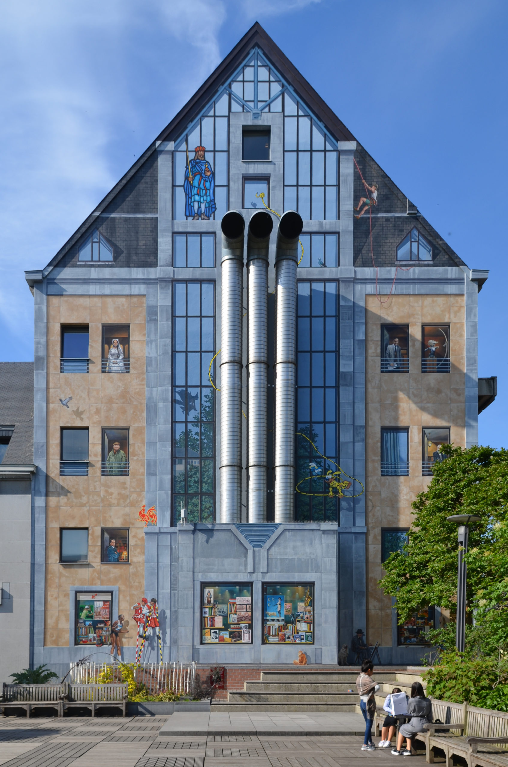 Fresque des Wallons - Endroit insolite à Namur, en Belgique