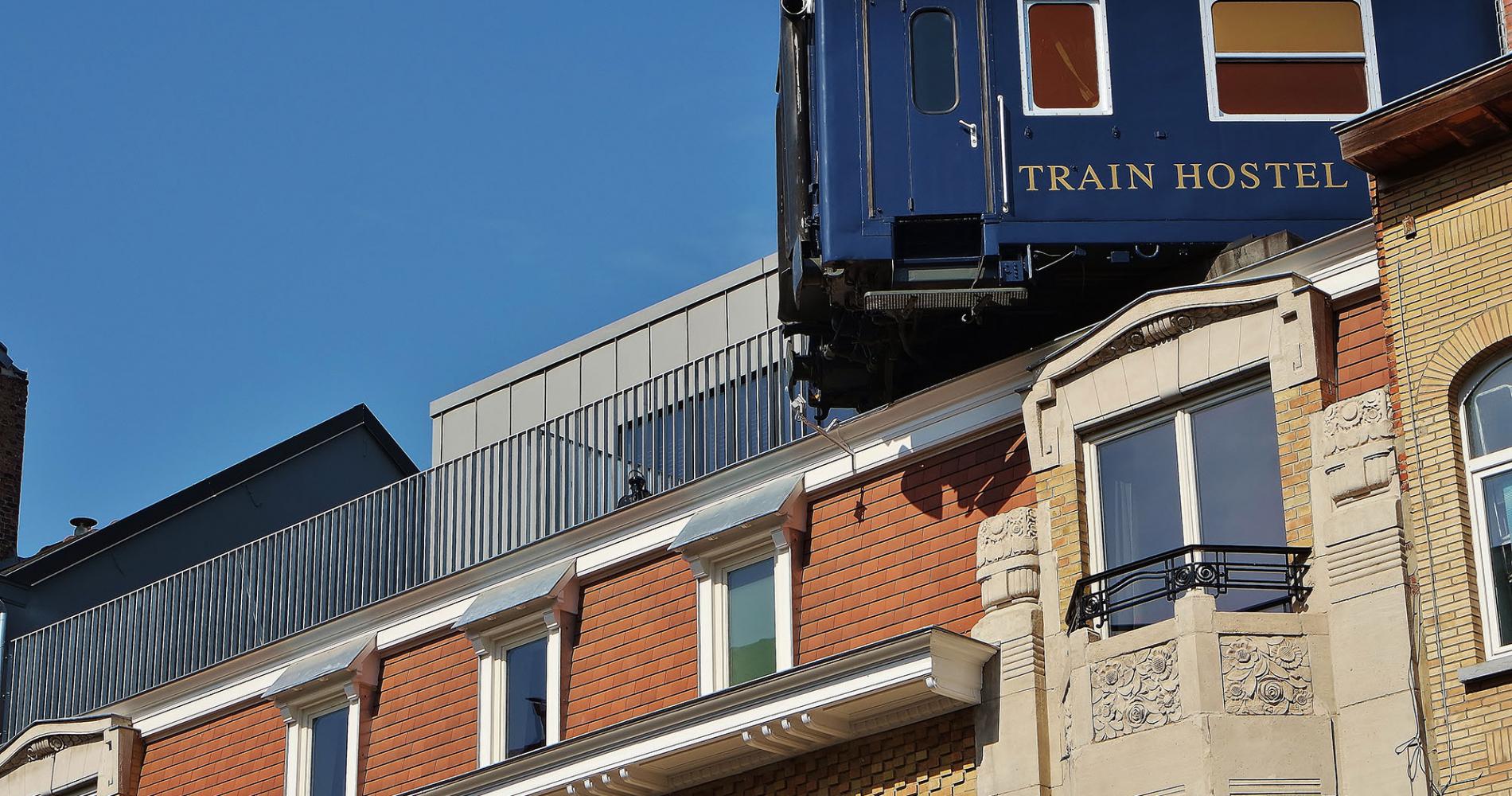 Train Hostel - Endroit insolite à Schaerbeek, en Belgique