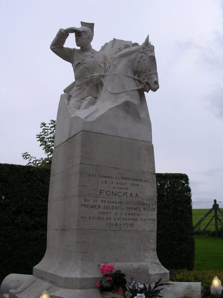 L’histoire du Cavalier Fonck, le premier soldat belge tombé pendant la 1ere guerre