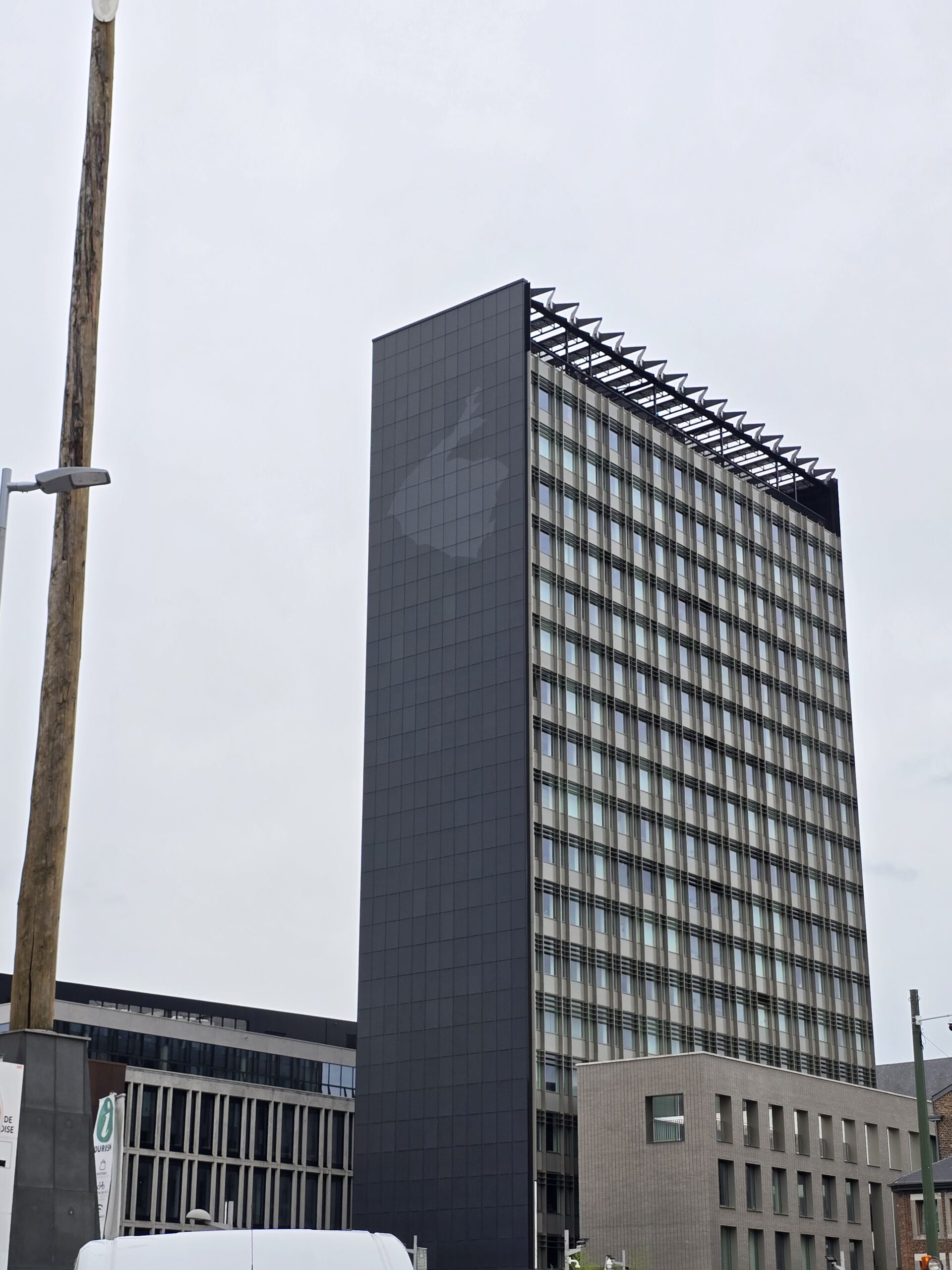 Terrasse panoramique de la Cité Administrative à Liège