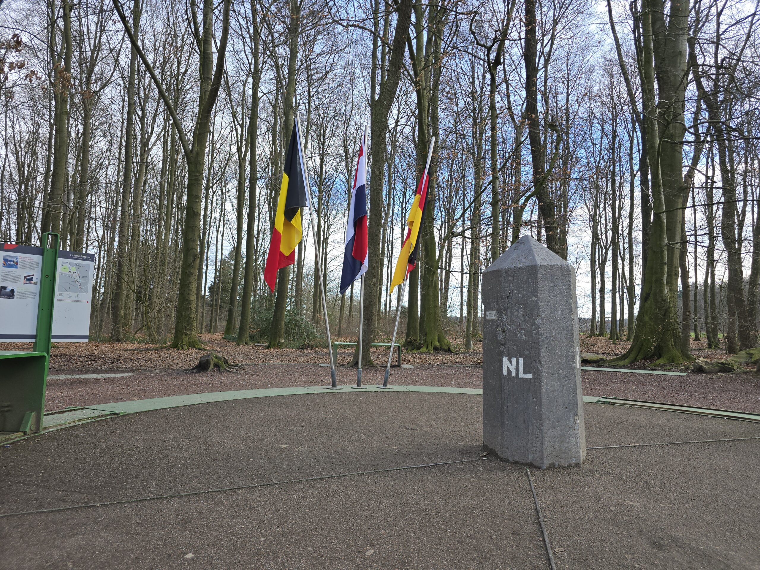 Borne des&nbsp;Trois Frontières à Gemmenich
