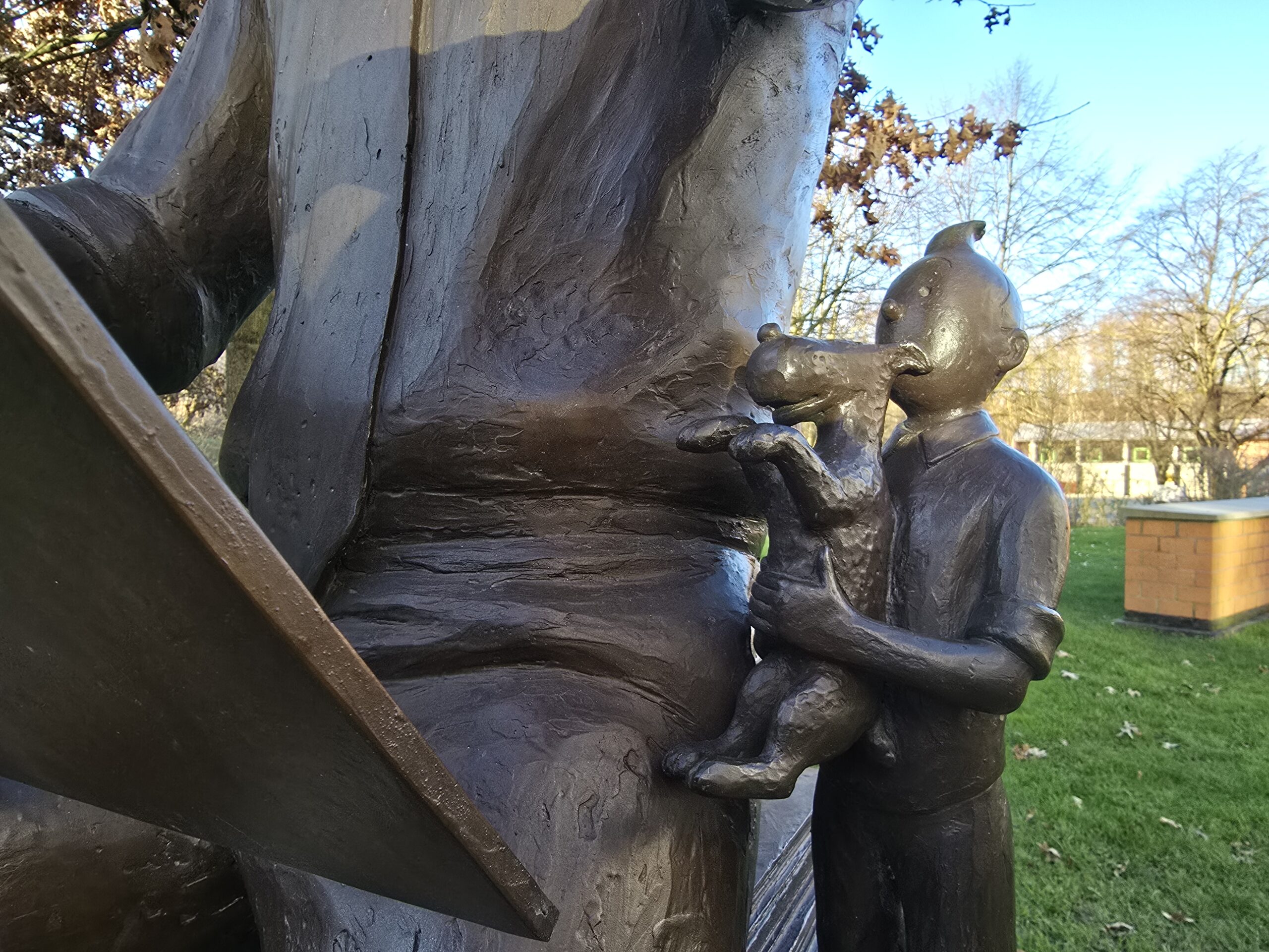 Hergé à Louvain-la-Neuve