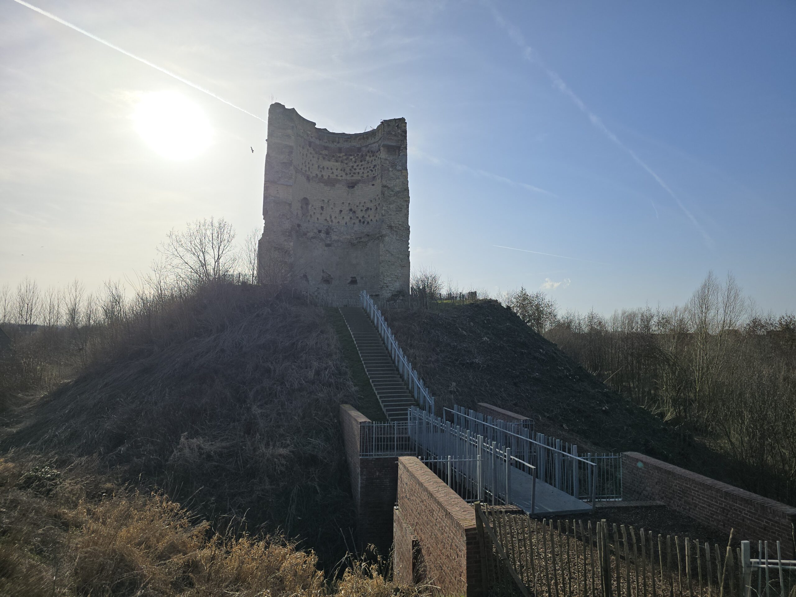 Ruines du&nbsp;château de&nbsp;Brustem à Brustem