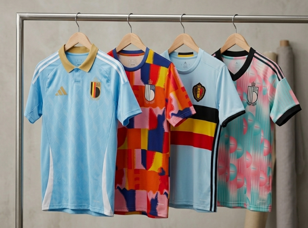Maillots insolites des&nbsp;Diables Rouges, quand le&nbsp;foot belge devient une&nbsp;œuvre d&rsquo;art