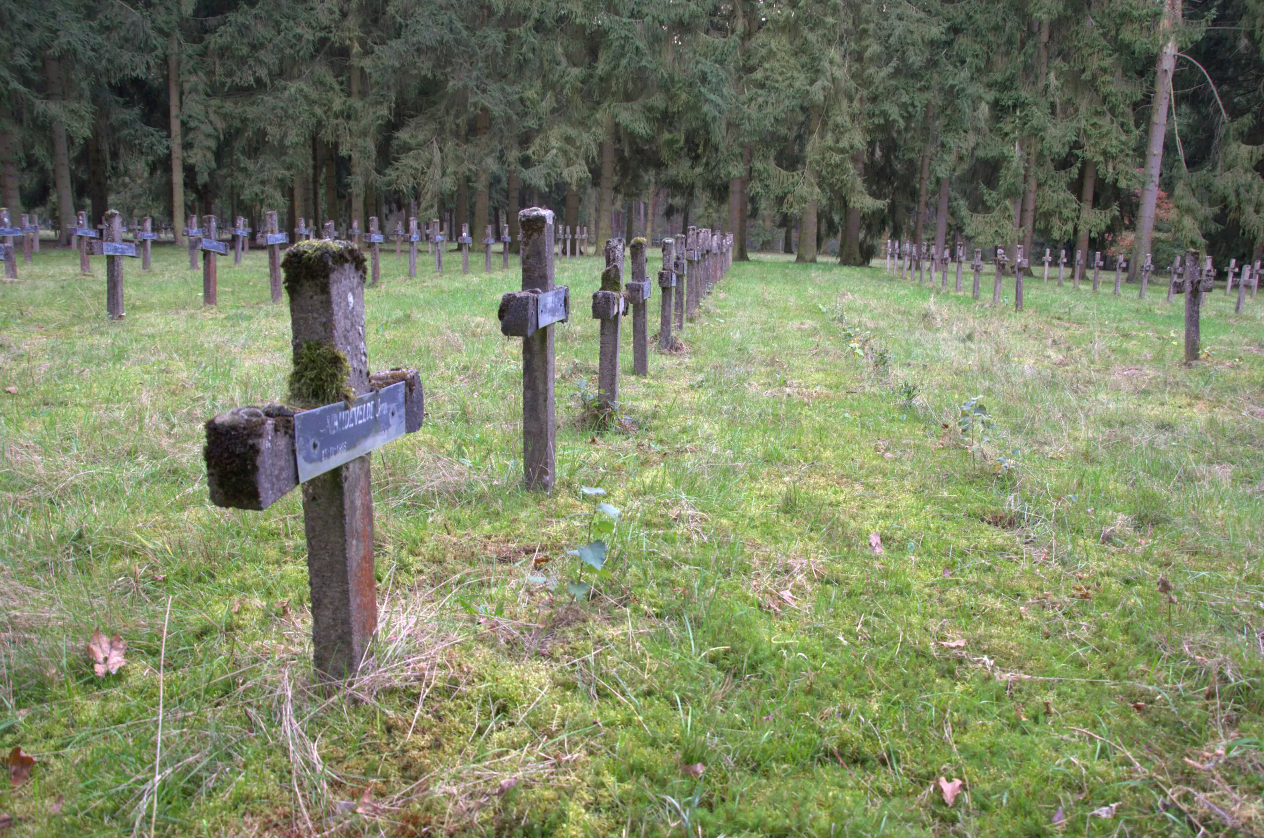 Cimetière de l’ancien hôpital psychiatrique - Endroit insolite à Rekem, en Belgique